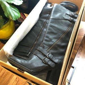 Born Milari Knee-high Black Leather Boots